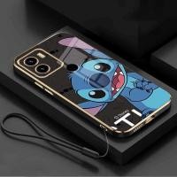 ราคา Xiaomi Redmi A2 Plus A1 A2 A1 Plus เคส Joyful Cute Stitch เคสโทรศัพท์ยาง ยืดหยุ่น ขอบตรง (24023709443)