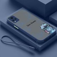 ราคา Vivo V21 5G V20 Pro V20 SE V19 V15 Pro Custom Name Stitch Disney Case Frosted Translucent Cartoon Cover (43302590229)
