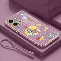 ราคา OPPO A6 Pro 5G A6 Pro 4G การ์ตูน Tom Jerry เคสกันกระแทกเคลือบเคลือบเงาเคสสีลูกกวาด (42473863141)