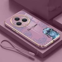ราคา Realme 14 5G realme 14 Pro 5G 14 Pro Custom Stitch Name Case Square Plating Soft Cover (40350262327)