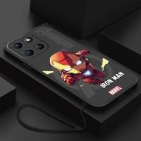 ราคา Moto G15 G75 G35 Marvel Iron Man Matte Soft Case น่ารักยืดหยุ่นฝาครอบน่ารักการ์ตูนปลอก (26529820341)