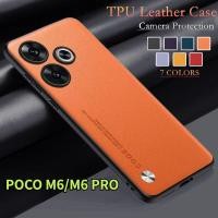 ราคา 4G 2024 สําหรับ Xiaomi POCO M7 M6 ซิลิโคนนุ่มหนังธรรมดาป้องกันกรณีสําหรับ Mi POCO M7 POCO M6 Pro M7 Pro M6 Pro 5G POCO M6 Pro ป้องกันปกหลัง (54702096638)