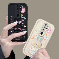 ราคา 2020 เคส OPPO A5 2020 OPPO A9 เคสโทรศัพท์ เคสซิลิโคนกันกระแทก Softcase New Design Aesthetic Mirror Rabbit with Holder JTCETZJ01 (53850824672)