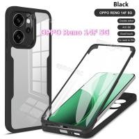 ราคา 360 คลุมทั้งหมดกรณี OPPO Reno 14F 5G กันกระแทกอะคริลิคใสด้านหน้าด้านหลังสองด้านป้องกัน Hard เคสโทรศัพท์ OPPO Reno14 F Reno14F (53351911373)