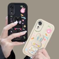 ราคา สําหรับ OPPO Reno 8t 4g reno 8t 5g oppo a78 5G OPPO A58 5G A58 4G A78 4G โทรศัพท์กรณี Softcase ซิลิโคนกันกระแทกออกแบบใหม่ความงามกระจกกระต่ายผู้ถือ JTCETZJ01 (44476142220)