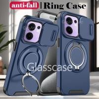 ราคา ปลอกสําหรับOppo Reno 13 F pro 13F 13pro Reno13 F 13F Reno13pro OppoReno13F Pushกล้องกันกระแทกแหวนเกราะเคสโทรศัพท์วงเล็บโลหะStentปลอกฮาร์ดปกหลัง (43623980028)