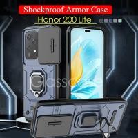 ราคา 2024 Honor 200 Pro Lite 200Pro 200Lite Honor200Pro Honor200Lite กรณี Push กล้องกันกระแทกป้องกันแหวนเกราะเคสโทรศัพท์วงเล็บโลหะ Stent Hard ปกหลัง (41623930530)