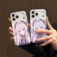 ราคา 3in1 อะนิเมะสาว Jelly Candy สีเคสโทรศัพท์สําหรับ infinix Hot 60i 50 i pro 50i 40pro Hot50 Hot30i Hot50pro InfinixHot10 เล่นเคสโทรศัพท์ Soft Anti fall กรณีป้องกัน (29692257825)