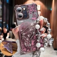 ราคา 3D Glitter ผีเสื้อเคสโทรศัพท์พร้อมสายรัดข้อมือสําหรับ VIVO Y16 Y02S Y02T Y20S Y20i Y12A Y12S Y15A Y15S Y21S Y33T Y35 Y22S Y50 Y17 Y12 Y15 Y11 Y15 Y15 Y30 Y15 (52652161793)