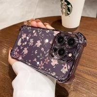 ราคา 3 in1 สีชมพูดอกไม้พิมพ์สําหรับ infinix Hot 60i 50 i pro 50i 40pro Hot50 Hot30i Hot50pro InfinixHot10 Play เคสโทรศัพท์ Soft Anti fall กรณี (50900751386)