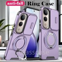 ราคา Vivo V50lite 2025 สําหรับ Vivo V50 V 50 lite V50lite VivoV50 VivoV50lite 4G 5G Push กล้องกันกระแทกป้องกันแหวนเกราะเคสโทรศัพท์วงเล็บโลหะ Stent ปลอก Hard ฝาหลัง (43074117285)