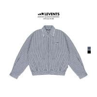 ราคา Pre order 14 20days แบรนด์เวียดนาม Levents Levents Striped Boxy Khaki Jacket Made of Sturdy Poly Cotton Unisex (29743789793)