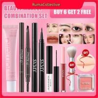 ราคา จัดส่งภายใน 2 3 วัน ซื้อ 6 แถม 2 ฟรี ชุดแต่งหน้า Lameila Full Face Bb Cream คอนซีลเลอร์ รองพื้น อายไลเนอร์ มาสคาร่า ดินสอเขียนคิ้ว ลิปสติก ชุดของขวัญความงามระดับพรีเมียมสำหรับสวมใส่ในชีวิตประจำวันและต