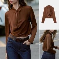 ราคา เสื้อแขนยาวผ้าซาติน สำหรับต้นฤดูใบไม้ร่วง (42773916659)