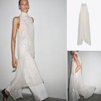 ราคา Zara2025 ชุดเดรสคอปกคล้องคอลายจุดประดับโบว์สไตล์ใหม่ฤดูใบไม้ผลิ5289042 (29581034125)