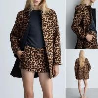 ราคา ซาร่า ฤดูใบไม้ร่วงรูปแบบใหม่สูทเสือดาวพิมพ์แจ็คเก็ตตรง77056754กางเกงชั้นในขนาดเล็ก77096750 (27216384230)