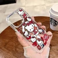 ราคา เคสโทรศัพท์สีชมพูใสลายการ์ตูนแมวคิตตี้น่ารักเหมาะสําหรับ iPhone XS MAX 11 12 13 14 15 16PRO MAX 11Pro 13Pro 11 12 13 14 15 16Plus X XR 7 7 8 พลัส พร้อมแมกนี (48000476499)
