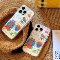 ราคา เคสโทรศัพท์หนังสีดำลายกราฟฟิตี้ รูปกระต่ายมิฟฟี่ ขอบกลม สองด้าน IMD สำหรับ iPhone 15 14 13 11 12 16 13PRO 14PRO 13PROMAX 11PROMAX 14PLUS 7PLUS 8PLUS X XS XR เคสโทรศัพท์อเนกประสงค์ T4M2 (44404431409)