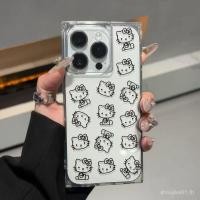 ราคา เต็มหน้าจอนั่งและยืน KT Cat Ice Crystal Blocks สําหรับ iphone 12 14 15 13 16 11 16PROMAX 14PROMAX 7PLUS 8PLUS 16PLUS 11PRO 12PRO XR X XS เคสโทรศัพท์กระจายความร้อน FV1B (42656335639)