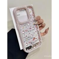 ราคา การ์ตูน Diamond Flash Flying Kitty Cat เคสโทรศัพท์สําหรับ iPhone 13 15 14 11 12 16 16PRO 12PRO 14PROMAX 13PROMAX 12PROMAX 13PLUS 15PLUS 16PLUS AQCK (53551641216)