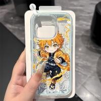 ราคา Demon Slayer Dopamine กระเป๋าสตางค์ถุงลมนิรภัยสองสี Dual Shell ใช้ได้กับ iPhone 15 11 14 16 12 13 12PRO 14PRO 15PROMAX 14PROMAX 11PROMAX 14PLUS 16PLUS เคสโทรศัพท์ Acc (56100974496)