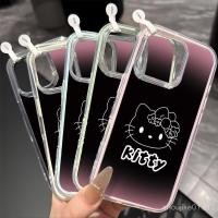 ราคา Hello Kitty ถุงลมนิรภัยแม่เหล็กสองสี สีดําและสีชมพู สําหรับ iPhone 11 13 14 12 15 16 13PRO 11PRO 15PROMAX 11PROMAX 12PROMAX 13PLUS 16PLUS และ 15PLUS เคสโทรศัพท์ I3HA (55301505563)