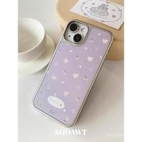 ราคา เคสโทรศัพท์สไตล์เกาหลีด้านล่างสีดําออกแบบโบว์เชอร์รี่ชุบเข็มขัดเงินเหมาะสําหรับ ไอโฟน16 14 13 12 15 11 15โปรแม็กซ์ 14โปรแม็กซ์ 16มือโปร 12มือโปร 13บวก 15บวก กับการออกแบบแก้ว แม่ (49800692418)