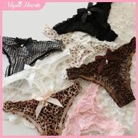 ราคา COD กางเกงชั้นในจีสตริงลายเสือดาวเซ็กซี่สำหรับผู้หญิง ผ้าตาข่ายโปร่งขอบลูกไม้ ดีไซน์จีสตริงเอวต่ำ ชุดชั้นในสตรี MysticHearth (55750791019)