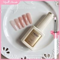 ราคา COD ยาทาเล็บ Goya Ice Transparent Nude Color c345 รุ่นใหม่ สีแดงสด เหลือง ดำ ผิวขาว ไวน์ 011 MysticHearth (52400624084)
