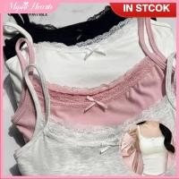 ราคา COD เสื้อกล้ามบราเสริมฟองน้ำสุดน่ารักสำหรับเด็กผู้หญิง เสื้อกั๊กสายเดี่ยวลูกไม้ลำลองสำหรับผู้หญิง เสื้อกล้ามบราแบบถอดได้ในตัว สวมใส่สบายและนุ่มสบายสำหรับสวมใส่ทุกวัน MysticHearth (52151535263)