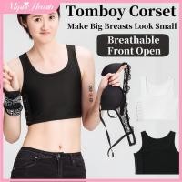 ราคา COD เสื้อรัดหน้าอกไซส์ใหญ่ เสื้อรัดหน้าอกพร้อมตะขอสำหรับสุภาพสตรีและสุภาพบุรุษ หน้าอกใหญ่ ทอมบอย Ftm เสื้อกล้ามแบบสวมทับ เสื้อรัดตัวทอมบอย MysticHearth (44900836558)
