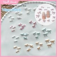 ราคา COD โบว์ประดับเล็บมุกฝรั่งเศส 10 ชิ้น ริบบิ้นโบว์สามมิติหลากสี ไวน์ 011 MysticHearth (49650634311)