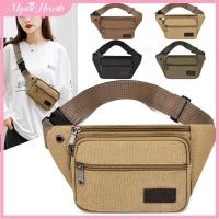 ราคา COD กระเป๋าคาดเอวอเนกประสงค์แบบ Unisex กระเป๋าคาดเอวผ้าแคนวาส กระเป๋าคาดเอวหลายช่อง กระเป๋าคาดลำตัวหลายช่อง กระเป๋าพกพาสะดวก กระเป๋าเดินทางแบบลำลอง กระเป๋าคาดไหล่ข้างเดียวสำหรับเล่นกีฬา MysticHearth (