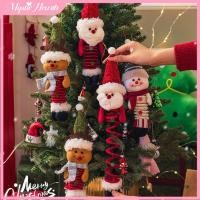 ราคา COD จี้ตุ๊กตาคริสต์มาสแบบแกว่งได้สร้างสรรค์ ต้นคริสต์มาสรูปเท้าสปริง ซานตาคลอส ตุ๊กตาหิมะ จี้ตกแต่ง MysticHearth (45951909449)