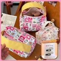 ราคา COD กระเป๋าเครื่องสำอาง Hello Kitty สีชมพูสุดน่ารัก Sanrio Kt Cat กระเป๋าเครื่องสำอางความจุขนาดใหญ่ กระเป๋าถือ กระเป๋าเครื่องสำอางแบบพกพา กระเป๋าใส่เครื่องสำอางอเนกประสงค์ MysticHearth (52150282836)