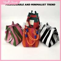 ราคา COD กระเป๋าถักน่ารัก กระเป๋าสานแบบมีห่วง กระเป๋าถือทรงถังสาน กระเป๋าคลัทช์สีสันสดใส สำหรับการเดินทางแบบสบายๆ กระเป๋าช้อปปิ้ง MysticHearth (57751537235)