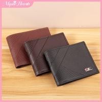 ราคา COD กระเป๋าสตางค์ผู้ชายแบบใหม่ กระเป๋าสตางค์ใบสั้นหนัง PU คุณภาพดี สไตล์ RetroCard เรียบง่าย เหมาะสำหรับเป็นของขวัญ MysticHearth (50752050140)