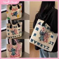 ราคา COD กระเป๋าผ้า Tote Bag ความจุขนาดใหญ่ ลายการ์ตูนน่ารัก พร้อมดีไซน์อเนกประสงค์ ทรงสี่เหลี่ยม MysticHearth (45851129503)