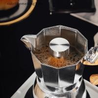 ราคา NU สแตนเลส Moka Pot Stovetop วาล์วป้องกันน้ํากระเซ็น Moka Pot Splash proof ฝาครอบ Splash Cap Espresso เครื่องชงกาแฟอุปกรณ์เสริม LIT (28693791080)