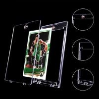 ราคา NU 5 10PCS Clear Card Holder Magnetic Attraction Type Gaming Sports Trading Card Display Case Kpop Idol Photo แขนป้องกัน LIT (53002779591)