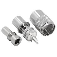 ราคา Fir PL259 ชายปลั๊ก UHF RG8X RG59 RG8 แจ็คชาย RF Connector อะแดปเตอร์ (58051717675)