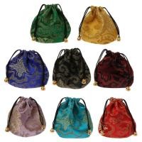 ราคา Fir Silk Brocade ปัก Drawstring เครื่องประดับกระเป๋า Organizer กระเป๋า Drawstring Pouch (53851708771)