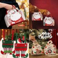 ราคา WvW คริสต์มาสอีฟขนมถุงของขวัญ Tote กล่องของขวัญ Santa Claus ถุงกระดาษถุงบรรจุภัณฑ์โปร่งใส OoO (50452116881)