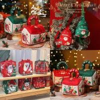 ราคา WvW กระเป๋าถือคริสต์มาสกระเป๋าของขวัญคริสต์มาสกระเป๋าหูรูด Xmas Candy Bag เครื่องประดับบรรจุภัณฑ์ถุงคริสต์มาส Eve Party Bag OoO (41776759880)