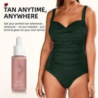 ราคา Self Tanning Face Body Serum Moisturizing Body Self Tanner Essence สําหรับ Sun Lounger และการใช้งานกลางแจ้ง (55151917088)