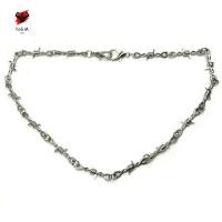 ราคา ห่วงโซ่เอวและสร้อยคอนสไตล์Hip Hop Grunge เพศกลาง ลายหนามลวด Punk (49852635231)