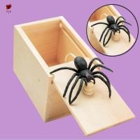 ราคา Spider Prank Scare กล่อง Surprise Joke กล่องฮาโลวีน Pranks Stuff ของเล่นของขวัญสําหรับเด็กและผู้ใหญ่ (45402720866)
