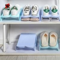 ราคา ชั้นวางรองเท้าพลาสติกสองชั้น ออแกไนเซอร์รองเท้าแตะแบบเรียบง่ายสําหรับจัดเก็บ (46002494437)