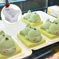 ราคา แม่พิมพ์พุดดิ้งซิลิโคนไดโนเสาร์น่ารัก เครื่องมือตกแต่งเค้กการ์ตูนสีเขียว (40627001085)