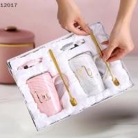 ราคา Djsiff Mr และ Mrs แก้วกาแฟคู่สร้างสรรค์ถ้วยเซรามิคของขวัญแต่งงานสําหรับชุดถ้วยใหม่ของขวัญที่สมบูรณ์แบบ ชุดสําหรับหมั้น ahdfk (52302965785)